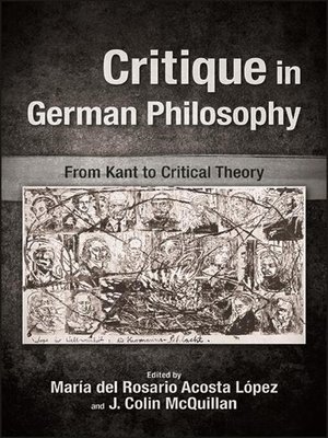 cover image of Critique in German Philosophy
